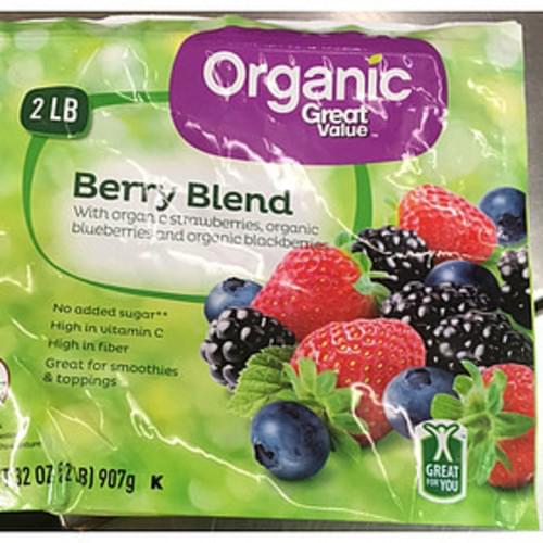 Great Value Berry Blend 140 g, Nutrition Information Innit