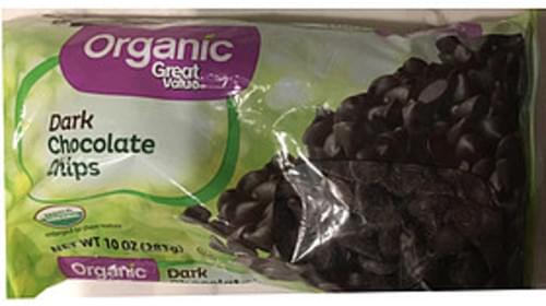 Great Value Organic Dark Chocolate Chips - 15 g