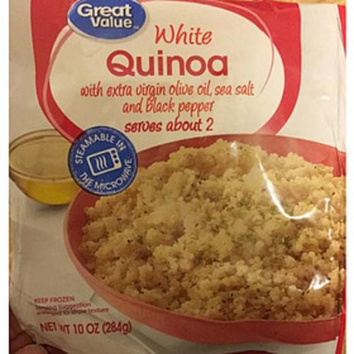 Great Value Sea Salt and Black Pepper White Quinoa 124 g, Nutrition
