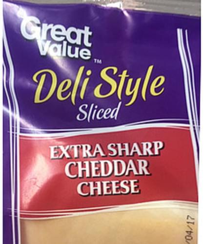 Great Value Extra Sharp Cheddar Cheese 19 G Nutrition Information Great Value Extra Sharp Cheddar Cheese 19 G Nutrition Information