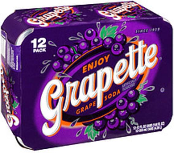 Walmart Grapette Grape Soda 12, Nutrition Information Innit