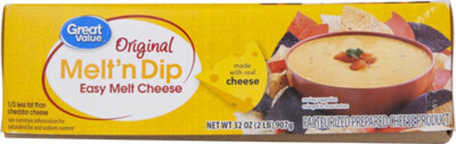 Great Value Easy Melt Cheese 32 oz, Nutrition Information Innit