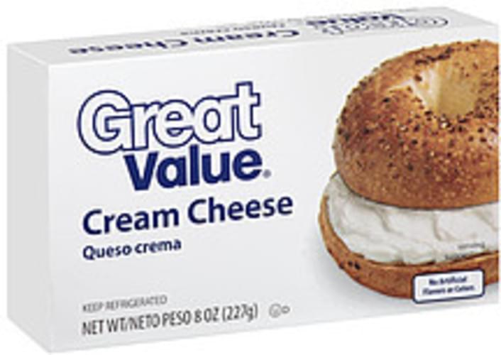 Great Value Cream Cheese 8 Oz Nutrition Information Innit