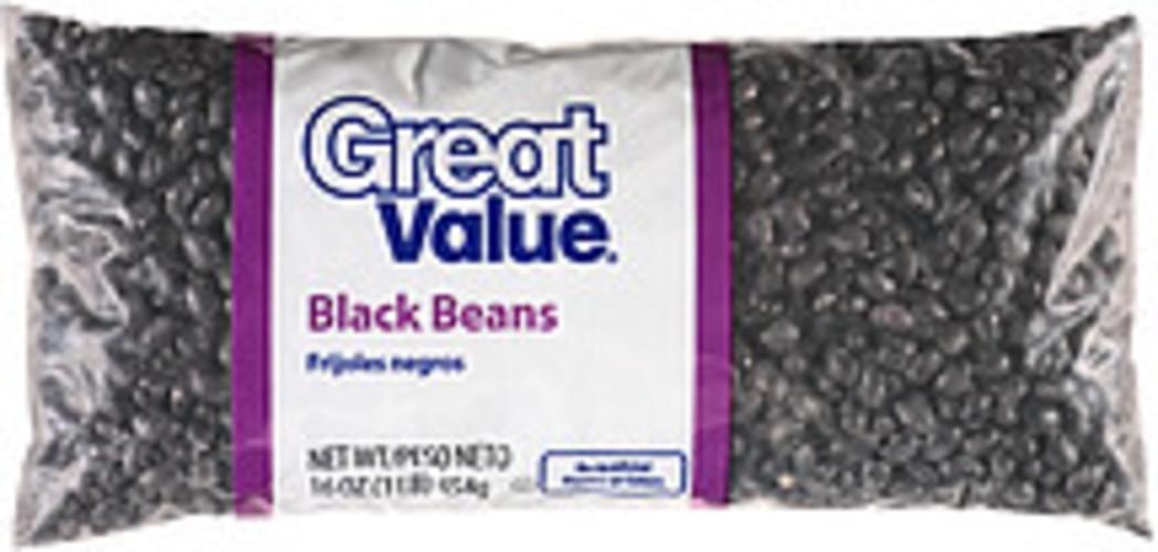 Great Value Black Beans 16 oz, Nutrition Information Innit