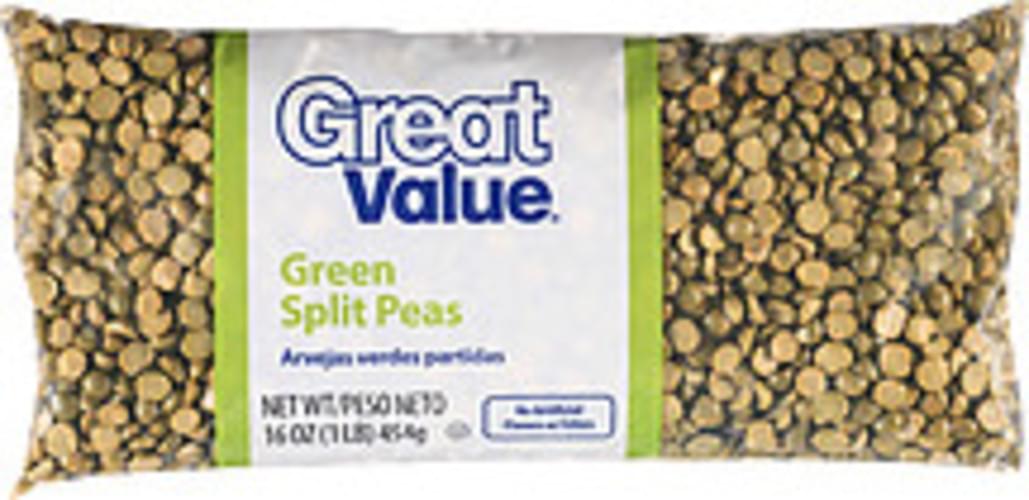 Great Value Green Split Peas - 16 oz