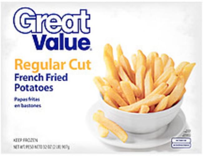 Great Value Regular Cut French Fried Potatoes 32 Oz Nutrition Information Innit
