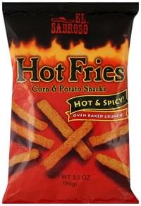 Andy Capps Hot Fries - 6 oz, Nutrition Information | Innit