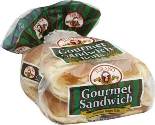 Turano Gourmet Sandwich Rolls 8 ea, Nutrition Information Innit
