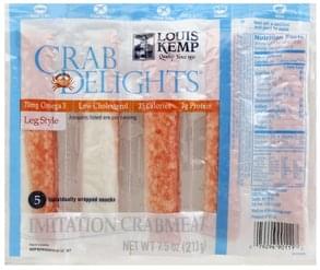 Louis Kemp Leg Style Crab Delights - 7.5 oz, Nutrition Information | Innit
