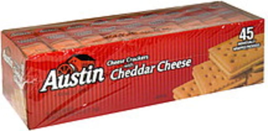 Austin with Cheddar Cheese Cheese Crackers 45 ea, Nutrition