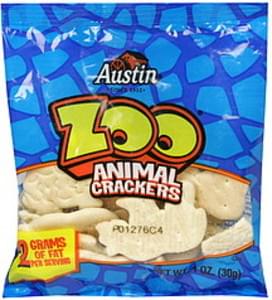 Austin Zoo Animal Crackers - 1 oz, Nutrition Information | Innit
