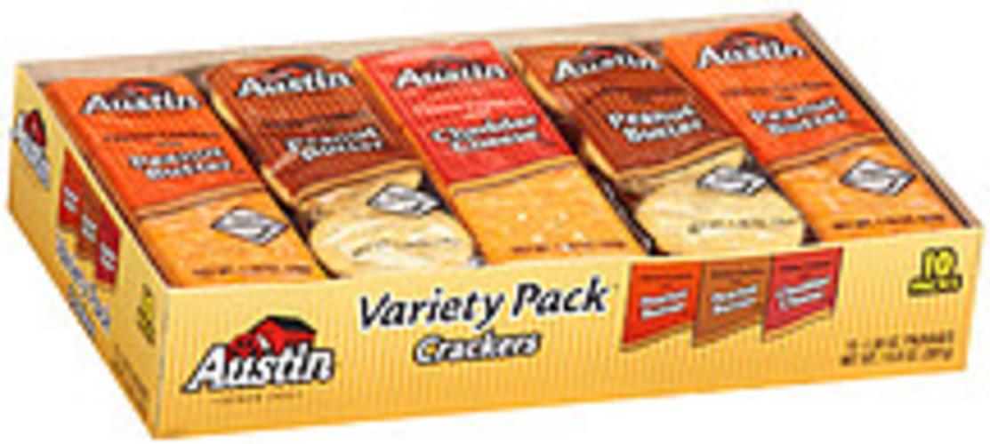 Austin Variety Pack Cheese With Peanut Butter/Toasty Crackers With