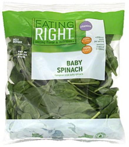 Eating Right Baby Spinach - 6 oz