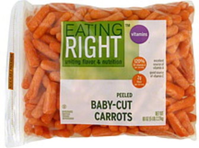 Eating Right Peeled Baby-Cut Carrots - 80 oz