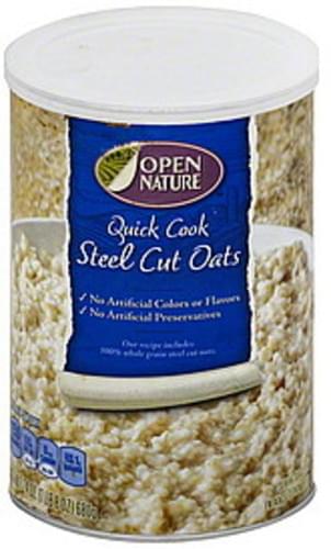 Open Nature Steel Cut, Quick Cook Oats - 24 oz