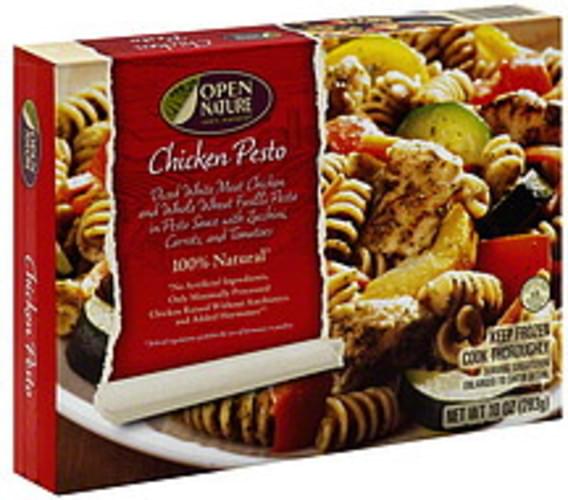 Open Nature Chicken Pesto 10 oz, Nutrition Information Innit