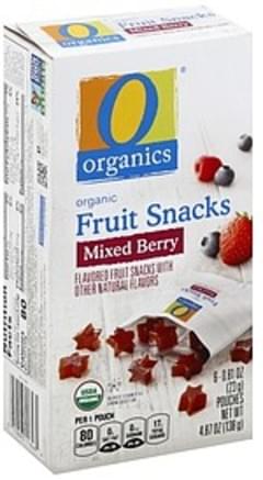 O Organics Fruit Snacks Organic, Strawberry
