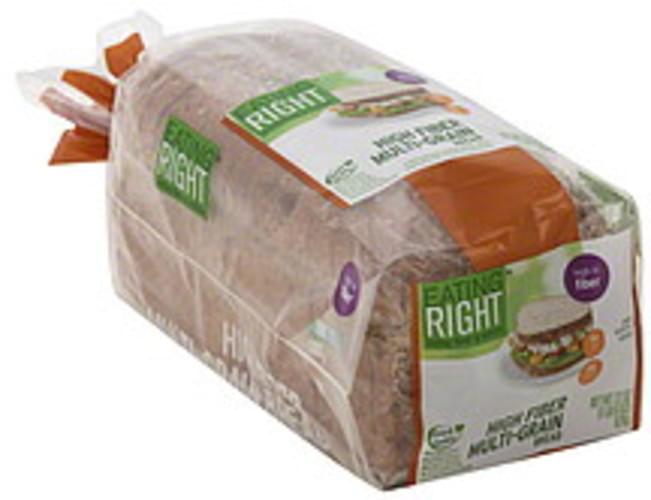 Eating Right High Fiber MultiGrain Bread 22 oz, Nutrition