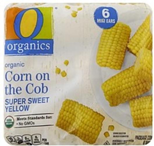 O Organics Organic, Super Sweet Yellow, Mini Ears Corn on the Cob 6 ea, Nutrition Information