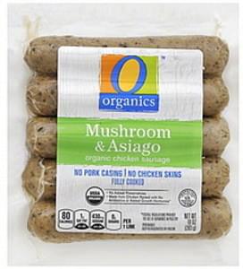 O Organics Chicken Sausage Organic, Mushroom & Asiago