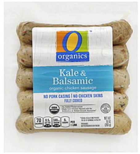 O Organics Organic, Kale & Balsamic Chicken Sausage - 10 oz