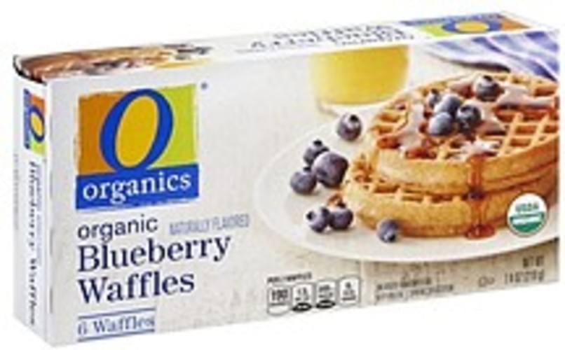 O Organics Organic, Blueberry Waffles 6 ea, Nutrition Information Innit