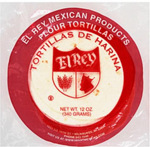 El Rey Soft Taco Flour Tortillas De Harina 12, Nutrition Information