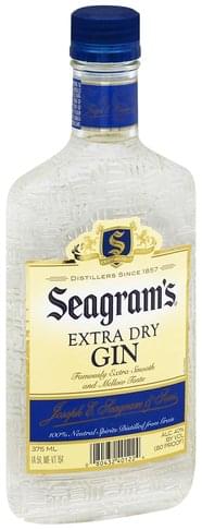 Seagrams Extra Dry Gin - 375 ml, Nutrition Information | Innit