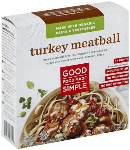 Good Food Made Simple Turkey Meatball - 9.5 oz