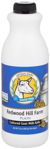 Redwood Hill Farm Cultured Goat Milk, Plain Kefir - 32 oz