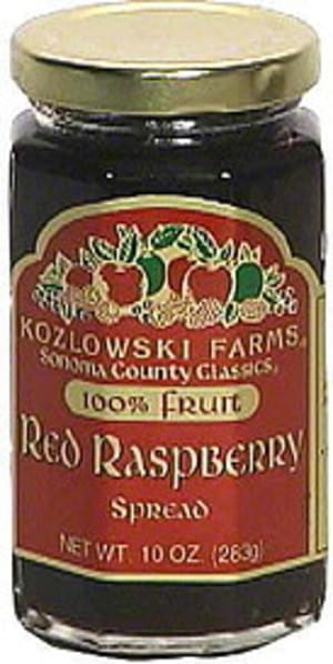 Kozlowski Farms Red Raspberry Spread - 10 oz