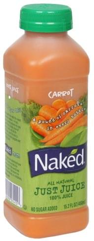 Naked Carrot All Natural Just Juice - 15.2 oz