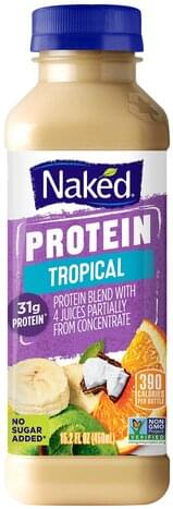 Naked Tropical Protein Juice Blend - 15.2 oz