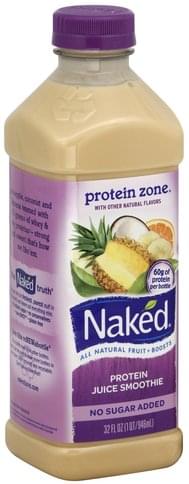 Naked Protein Zone Protein Juice Smoothie Oz Nutrition