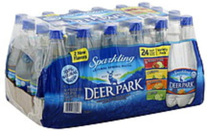 Deer Park Natural Spring, Assorted Flavors Sparkling Water 24 ea, Nutrition Information Innit