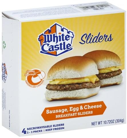 white castle nutrition slider