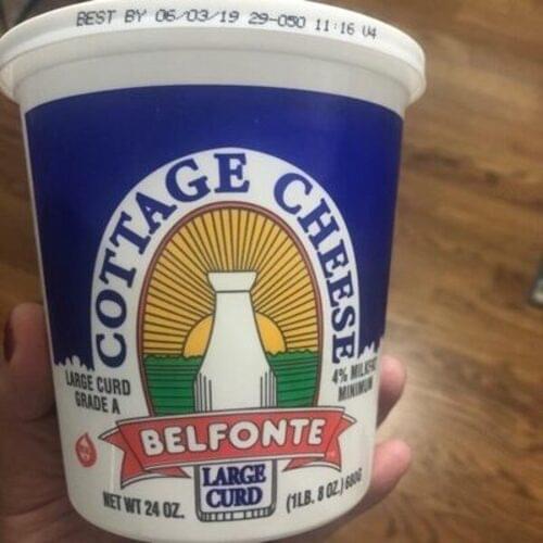 Belfonte Large Curd Cottage Cheese 24 oz, Nutrition Information Innit