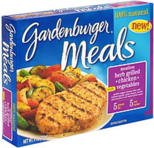 Gardenburger with Vegetables Meatless Herb Grilled Chicken - 9 oz