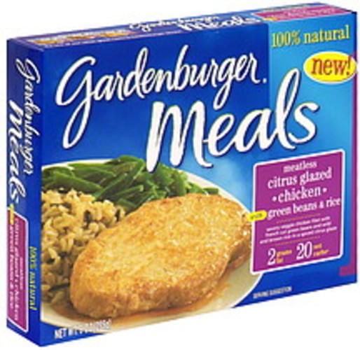Gardenburger with Green Beans & Rice Meatless Citrus Glazed Chicken - 9 oz