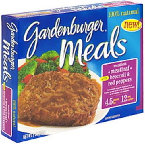 Gardenburger with Broccoli & Red Peppers Meatless Meatloaf - 9 oz
