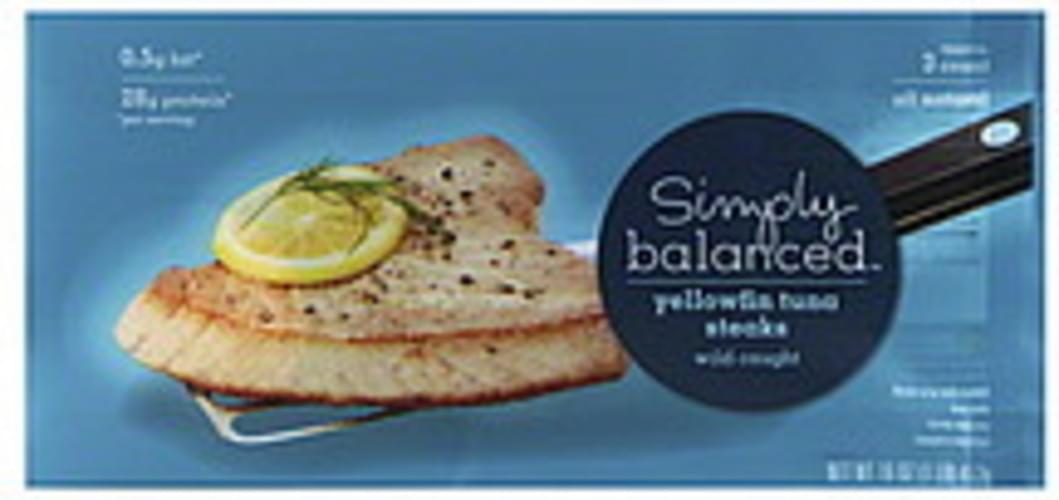 Simply Balanced Yellowfin Tuna Steaks - 16 oz