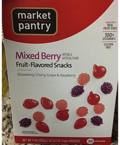 Market Pantry Mixed Berry Snacks 26 G Nutrition Information Innit