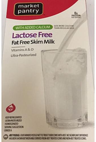 Market Pantry Fat Free Skim Milk - 240 ml