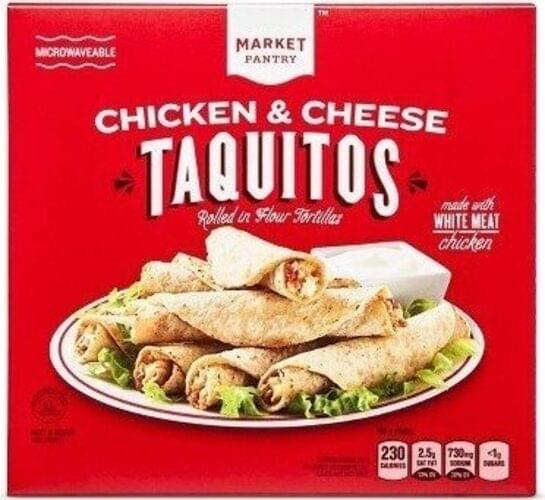 Market Pantry Chicken & Cheese Taquito 91 g, Nutrition Information