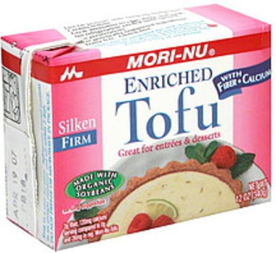 Mori Nu Silken, Firm Enriched Tofu 12 oz, Nutrition Information Innit