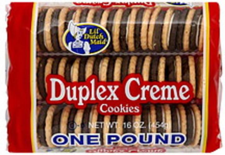 Lil Dutch Maid Duplex Creme Cookies 16 oz, Nutrition Information Innit