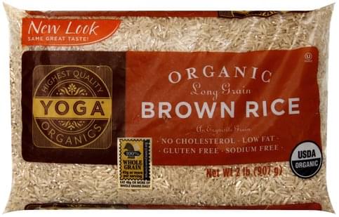 Yoga Organic, Long Grain Brown Rice - 2 lb