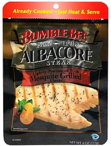 Bumble Bee Lightly Marinated with Mesquite Grill Flavor Albacore Steak - 4 oz