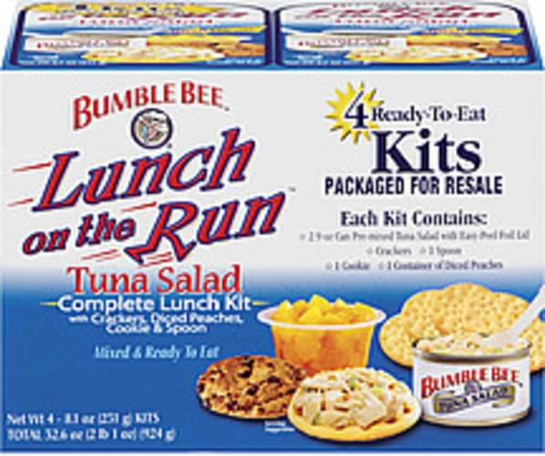 Bumble Bee Ready to Eat Complete Lunch Kit 32.6 Oz Tuna Salad 4