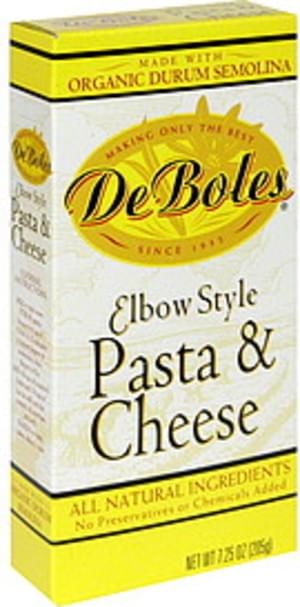 DeBoles Elbow Style Pasta & Cheese Sauce - 7.25 oz
